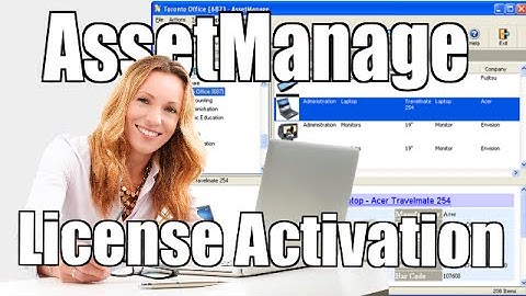 AssetManage License Activation Tutorial