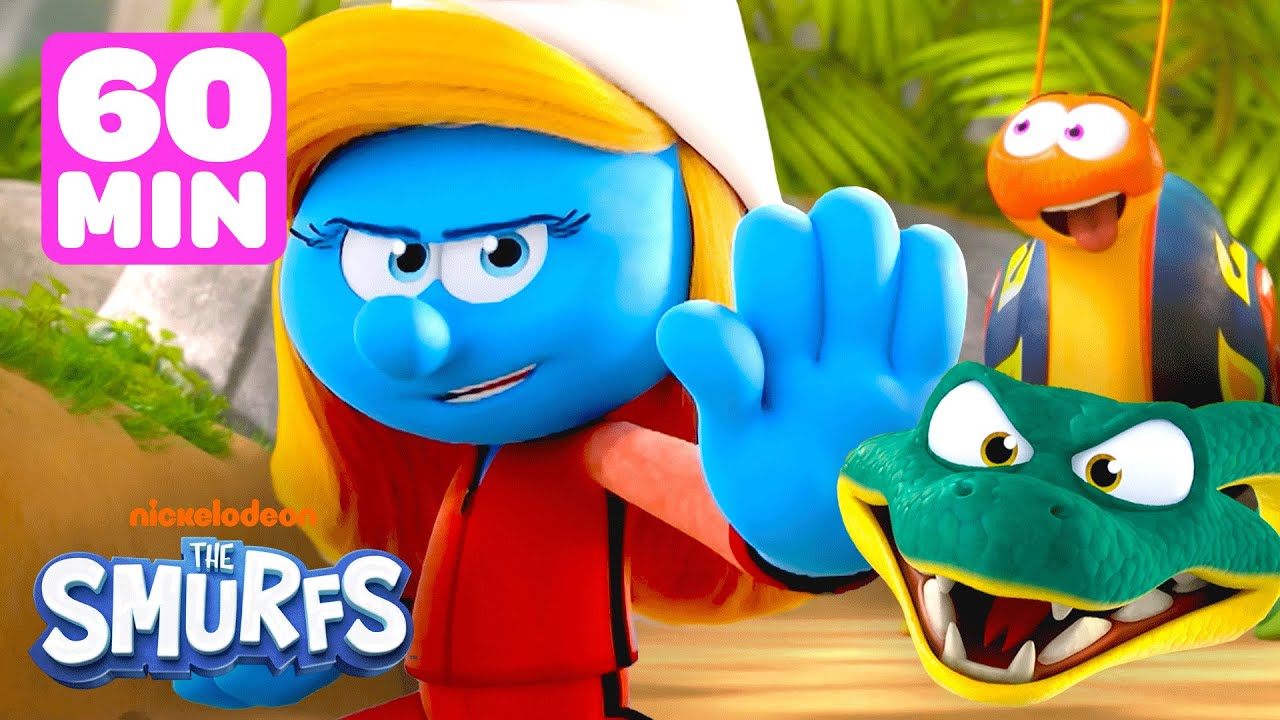Smurfette Fights a SNAKE and More Animal Rescues & Adventures! 🐍 | 60 Minutes | Shimmer and Shine