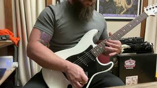Jake E Lee Charvel distorted play through