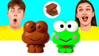 Desafío De Comida Real vs. De Comida Chocolate | Hacks y Trucos de Cocina de TaTaRa Challenge