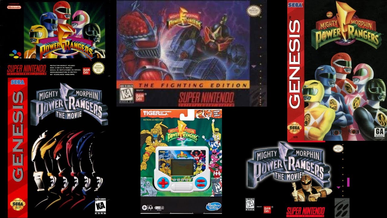 Video Game Wednesday Power Rangers Games - YouTube