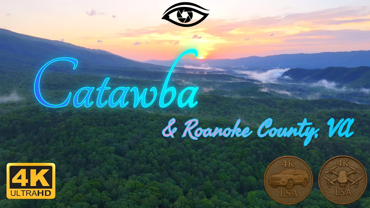 Drive and Fly in 4k-Catawba & Roanoke County, VA Relaxing/ Travel / Chill / Study / Piano
