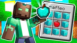 CREAMOS MANZANAS de CUALQUIER BLOQUE en MINECRAFT!  MINECRAFT ALEATORIO