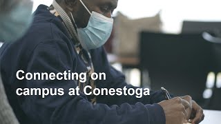 Connecting on campus at Conestoga College