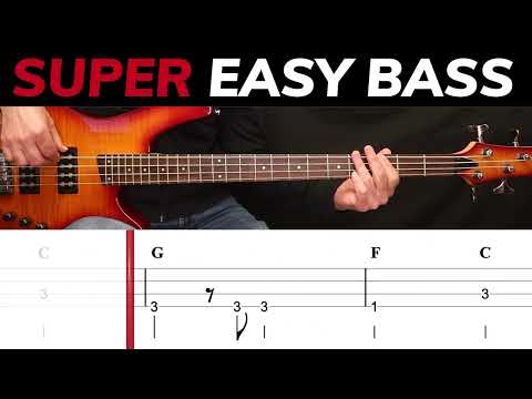 Love Hurts - Nazareth | BEGINNERS BASS | Scrolling Tabs