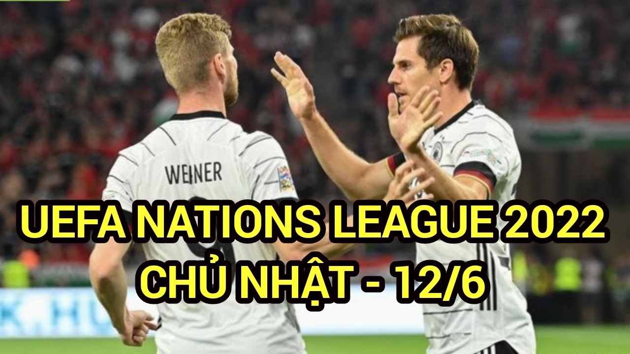 Kết Quả UEFA Nations League 2022/2023 - Ngày 12/6 |... - youtube