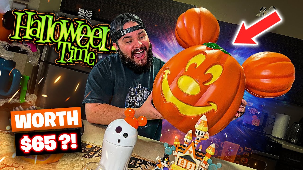 🎃 NEW Disneyland GIANT Halloween Mickey Pumpkin! | FULL REVIEW!
