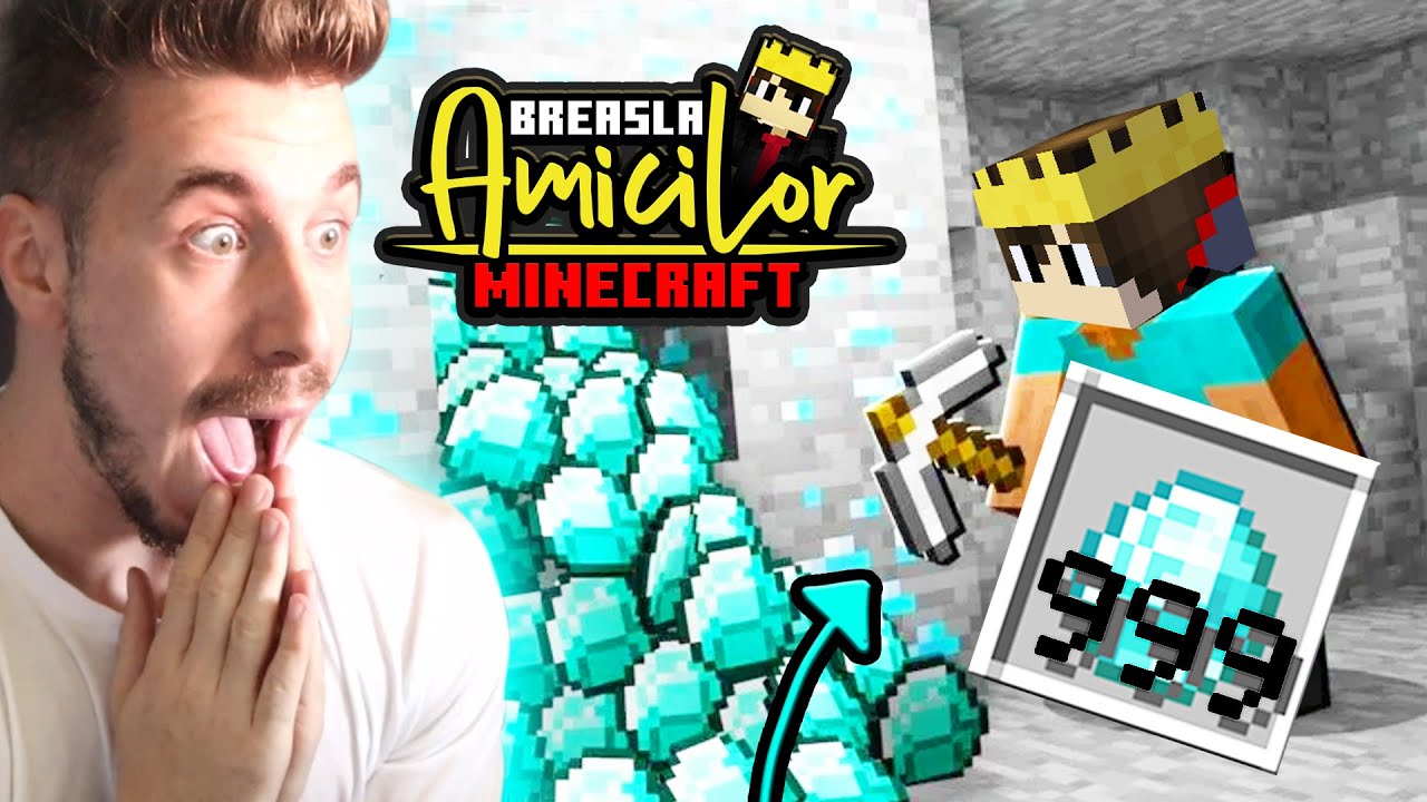 Minecraft Breasla Amicilor | Cate diamante am GASIT, A REEVENIT SALBATICU!