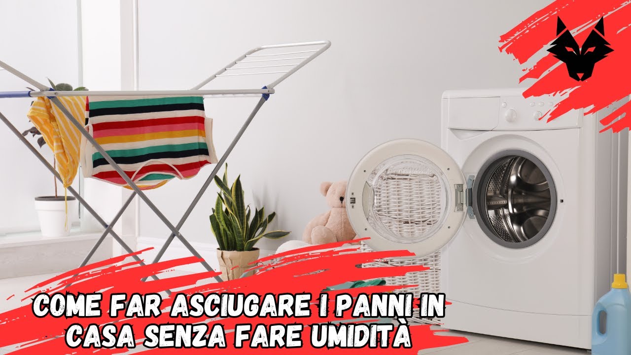 Come far asciugare i panni in casa senza fare umidità