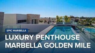 Luxury duplex penthouse designed by Fendi Casa at Epic Marbella, Golden Mile #luxuryrealestate