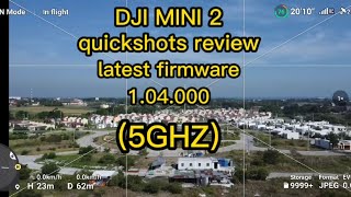 DJI MINI 2 5.8GHZ TRANSMISSION ISSUES Quickshots review!