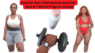 Amazon Gym Clothes & Accessories Haul + 1 month Progress reveal