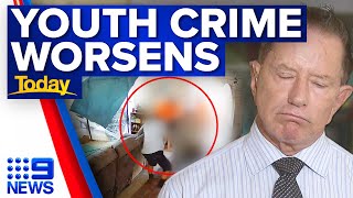 Youth crime deepens in Queensland after man stabbed in horror home invasion | 9 News Australia