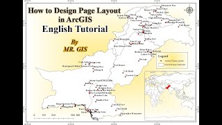 How to setup page layout in ArcGIS | Done with Easiest steps | In English