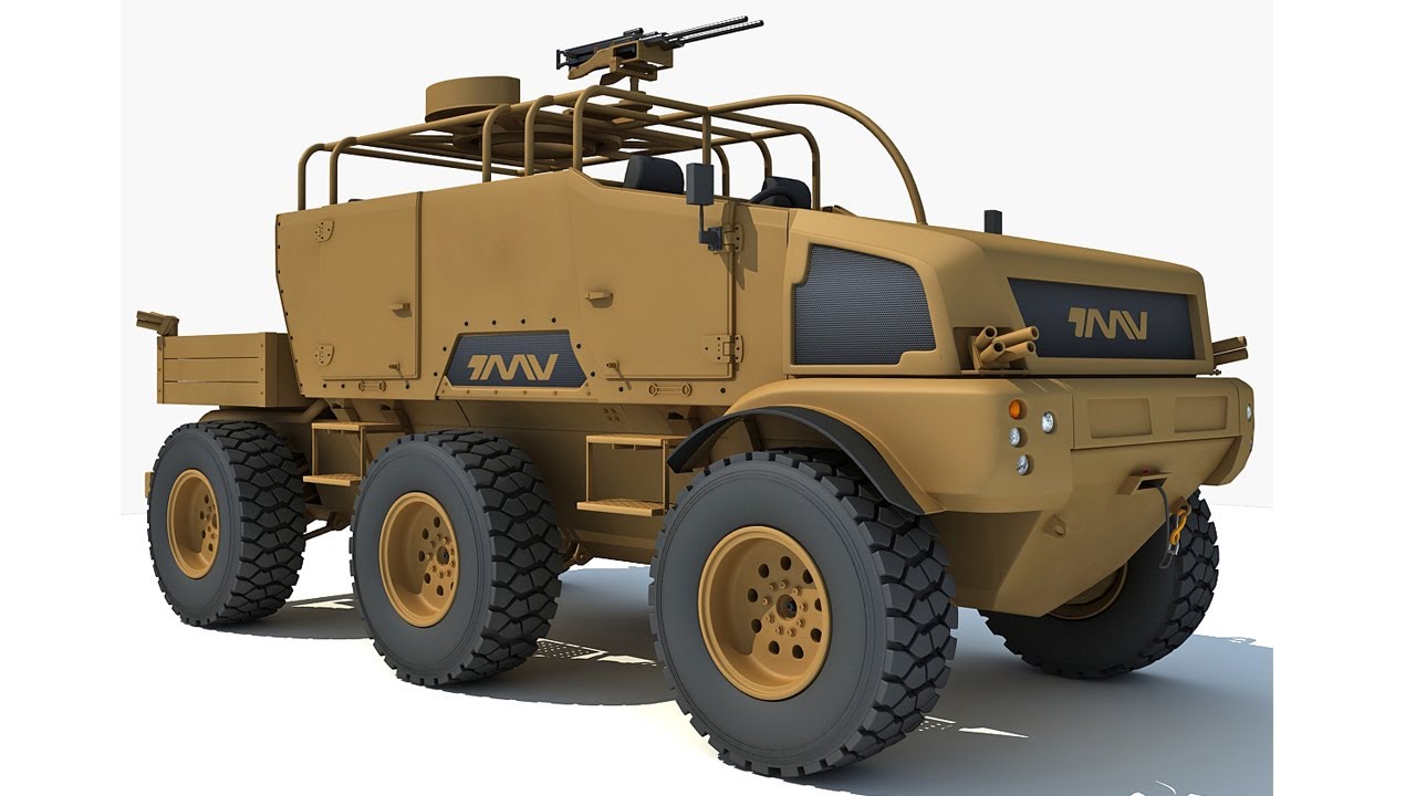New British Military Vehicle TMV 3D Model YouTube