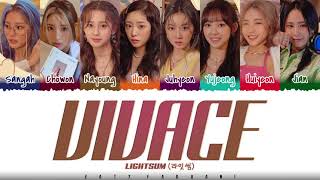 LIGHTSUM - 'VIVACE'  [Color Coded_Han_Rom_Eng]