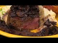 Pan Roasted Steaks with Mushroom Herb Wine Sauce