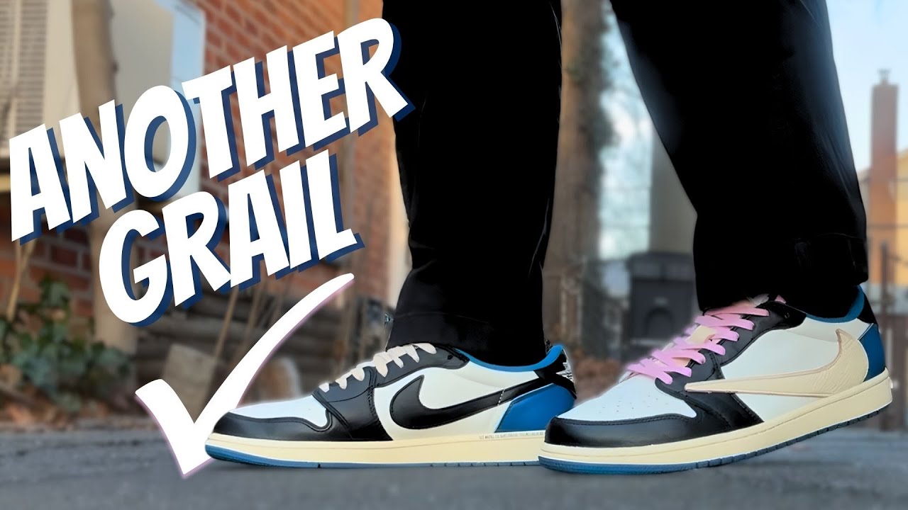 WE GOT ANOTHER SNEAKER GRAIL! | Travis Scott x Fragment x Jordan 1 Low