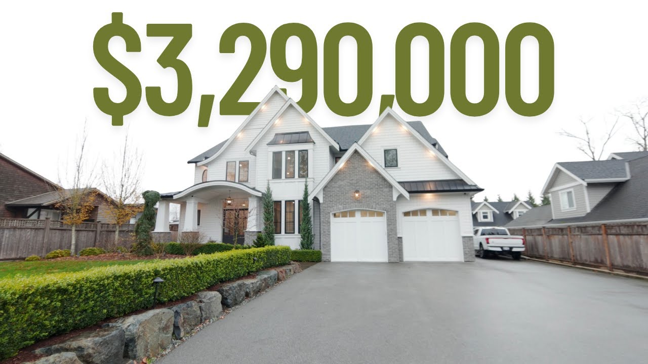 TOUR INSIDE a $3,290,000 property in LANGLEY, BC with me