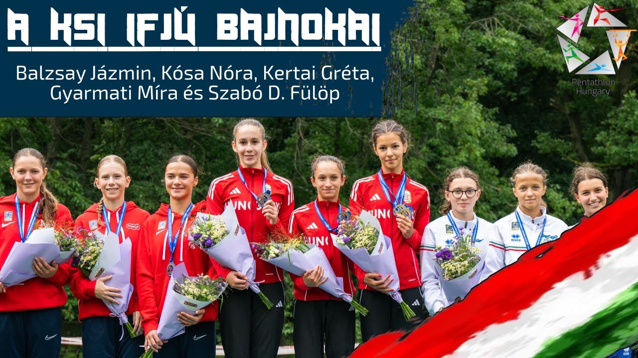 A Központi Sportiskola meghódítja Európát | Balzsay Jázmin, Kósa Nóra és az U15-ös csapat bajnokok