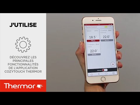 Découvrez les principales fonctionnalités de l'application Cozytouch Thermor