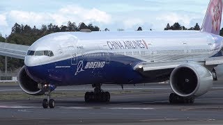China Airlines Boeing Livery 777-300ER B-18007 Landing at NRT 34R