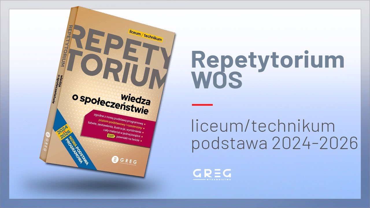 Repetytorium - liceum/technikum - wiedza o społeczeństwie - 2024-2026