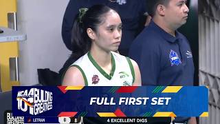 FULL FIRST SET (Finals) - Letran Lady Knights vs Benilde Lady Blazers | NCAA Season 101