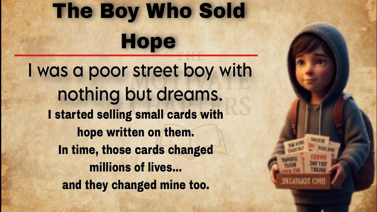 The Boy Who Sold Hope | A Heart-Touching Story That Will Change Your Life