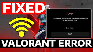 How To Fix Valorant Lost Connection To Host Error 5