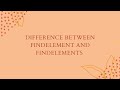 Selenium interview question: What is the difference between findElement and findElements