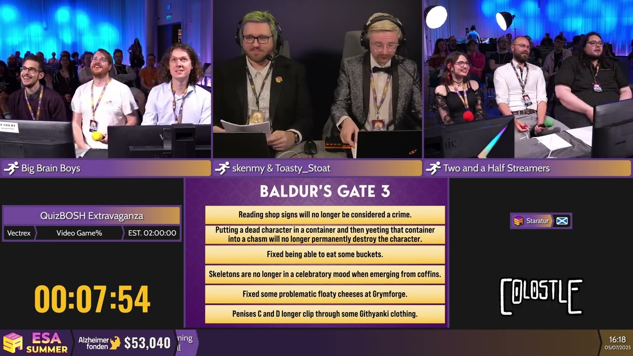 QuizBOSH Extravaganza [Video Game%] - 