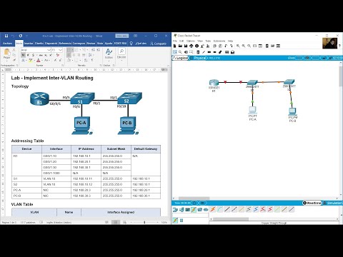 4.5.2 Lab - Implement Inter-VLAN Routing