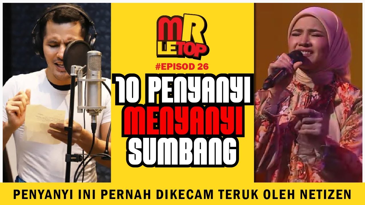 10 Penyanyi Dikecam Nyanyi Sumbang