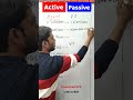 Active Into Passive Voice In 1 Minute Shorts Youtubeshorts English Active Into Passive Voice In 1 Minute Shorts Youtubeshorts English