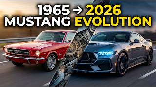 Ford Mustang Evolution (1965–2026) | Realistic Transformation Video 🚗💨 #car #mustang #ford