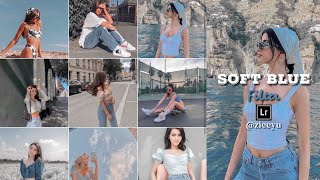 How To Edit SOFT BLUE FILTER | Instagram Feed + Free DNG Link | zieeyu2020 screenshot 4