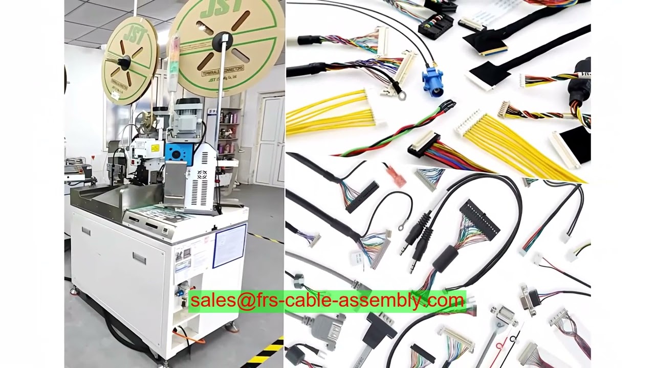 Cable Assembly Manufacturer Hrs DF36-30P To Type-C Micro Coaxial Cable for Drones LVDS 20454 20410