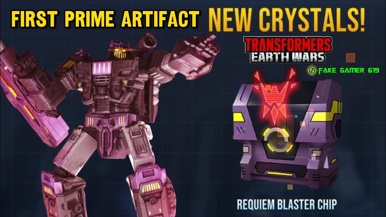 First Prime Artifact UNLOCKED! REQUIEM BLASTER - Transformers Earth Wars 