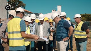 CONSTRUÇÃO DA NOVA ESCOLA BÁSICA DO ARNEIRO AVANÇA A BOM RITMO