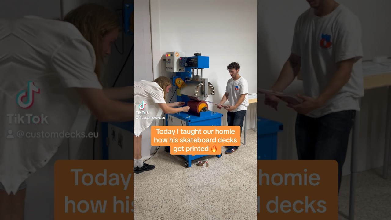 How to print a skateboard deck 101 🔥 