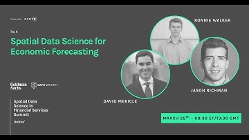 Using Spatial Data Science for Economic Forecasting | Goldman Sachs & SafeGraph