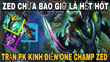 [LMHT: tốc chiến] trận đánh cực căng của one champ zed  múa siêu ảo diệu rank lục bảo 1