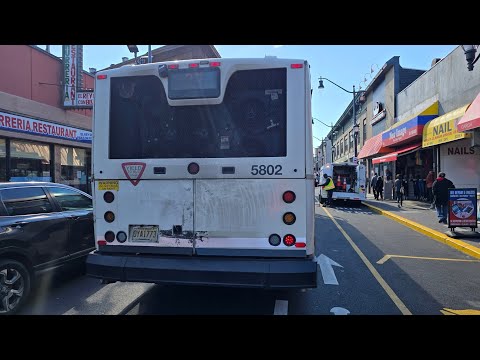 NJ TRANSIT 22 HOBOKEN (NABI 40-SFW 5802)
