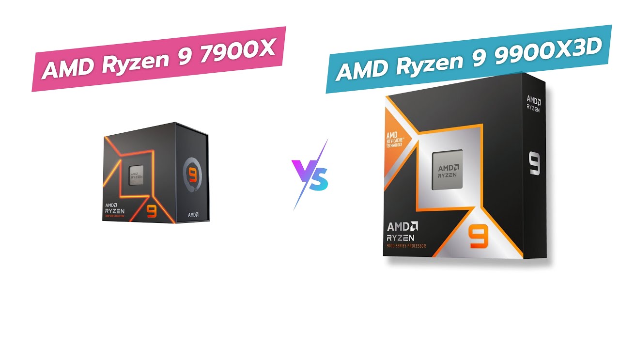Ryzen 9 7900X vs 9900X3D: CPU Showdown 🔥💻 | Gaming & Performance