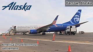 Flying Alaska Airlines in & out of America's northernmost town  Barrow, Alaska