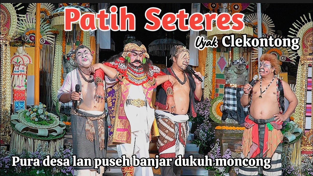 Patih seteres uyak clekontong mas