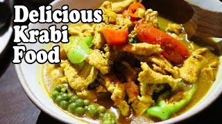 KRABI FOOD: DELICIOUS Southern Thai Food at Ruen Mai, Krabi Thailand. กระบี่