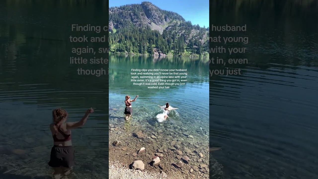 I hope you get your hair wet in 2026 🤍 