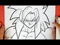 COMO DIBUJAR A GOKU SSJ4